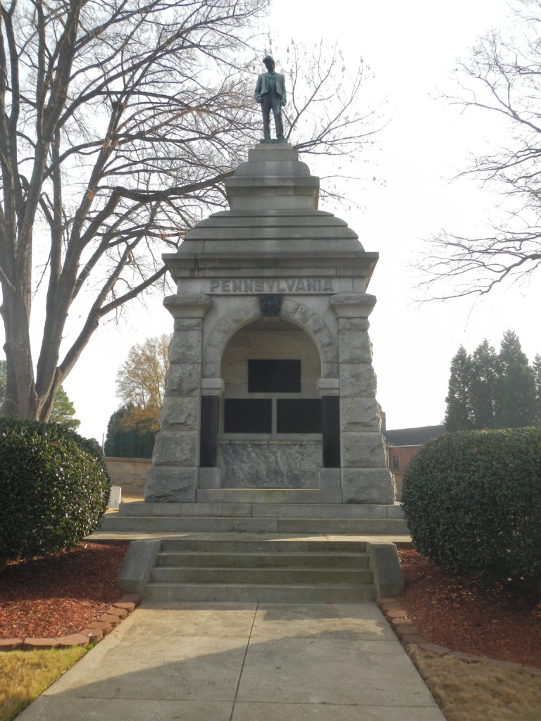 Pennsylvania State Memorial to Soldiers Fallen in Salisbury Prison, Photo taken by Mary Greene