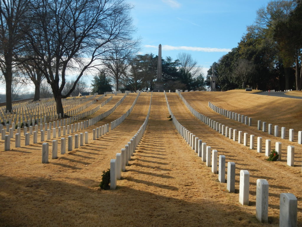Salisbury National Cemetery grounds, photo taken by Mary Greene.